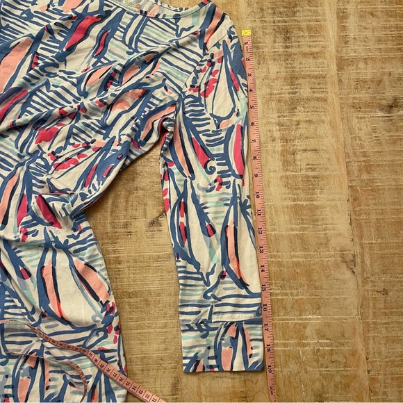 Lily Pulitzer       Red Right Return Marlowe Boatneck T-Shirt Dress - Picture 6 of 11